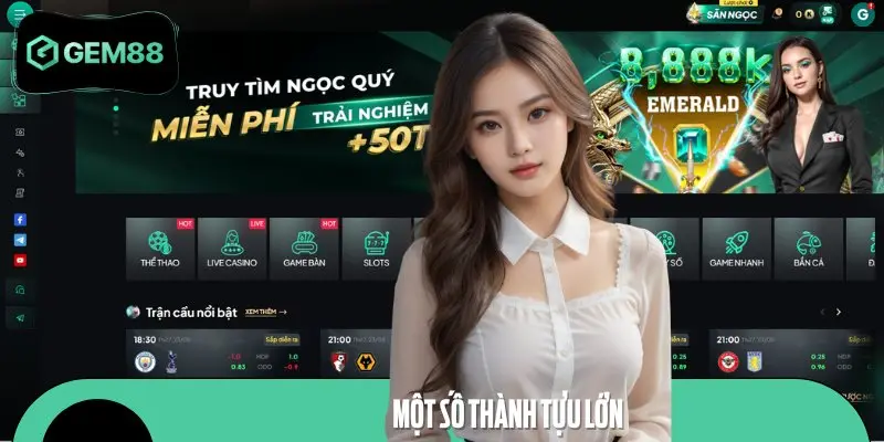 Những thành tựu lớn mà thương hiệu GEM88 đã giành được