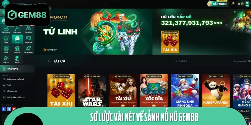 Nổ hũ GEM88 từ lâu đã trở thành điểm hẹn lý tưởng của cược thủ