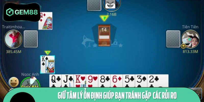 Giữ tâm lý ổn định giúp bạn tránh gặp phải các rủi ro không đáng có