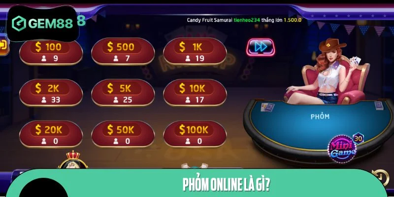 Tìm hiểu định nghĩa Phỏm online