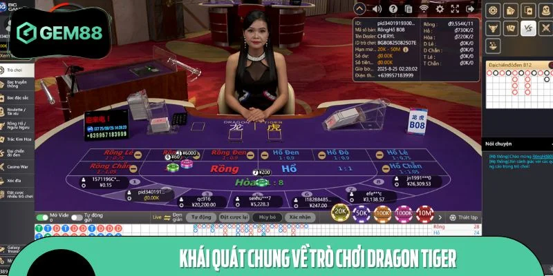 Khái quát chung về trò chơi Dragon Tiger